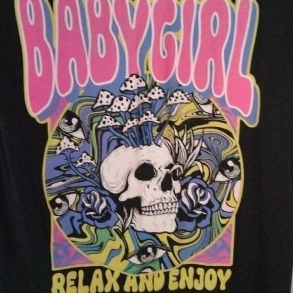 Baby Girl Skull Tee - Picture 1 of 5